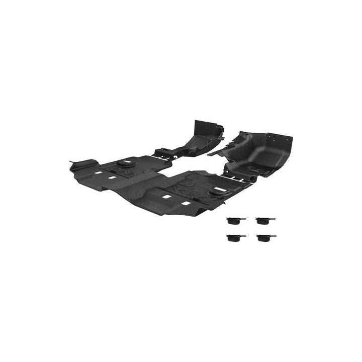 Armorlite 18-23 WRANGLER 3PC FRONT AND REAR COMPOSITE FLOORING MESA SMOKE B1009725-BLK1-AA