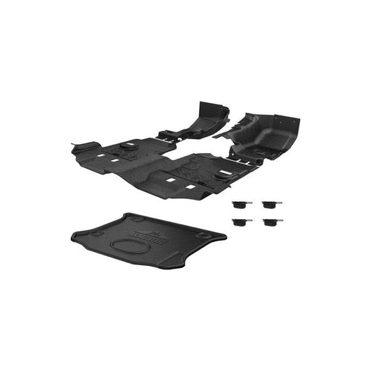 Armorlite 07-10 WRANGLER JK 4PC FULL KIT COMPOSITE FLOORING MESA SMOKE B1009714-BLK1-AA