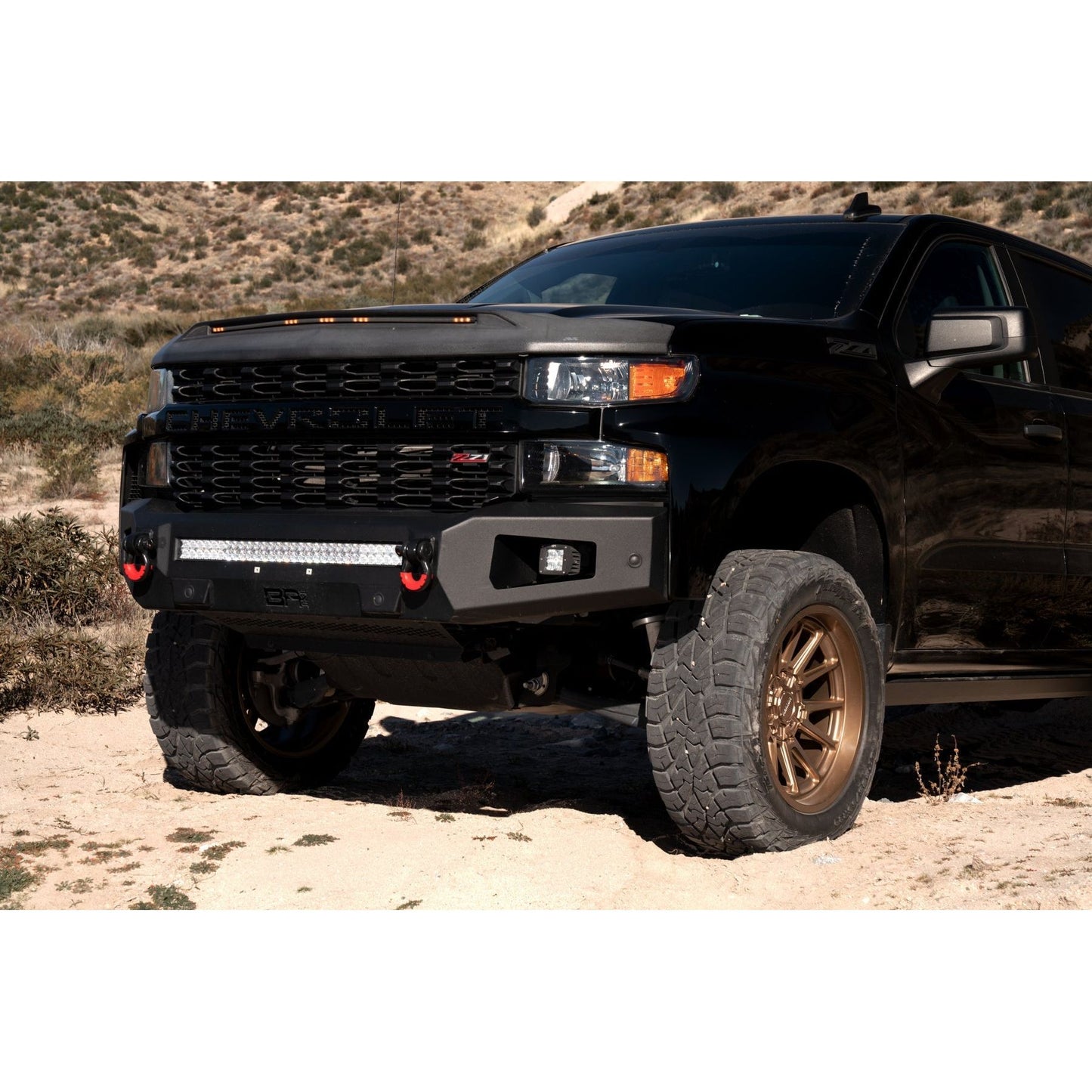 Body Armor 4x4 2019-2022 CHEVROLET SILVERADO 1500 AMBUSH FRONT BUMPER (NON-WINCH) GM-19344