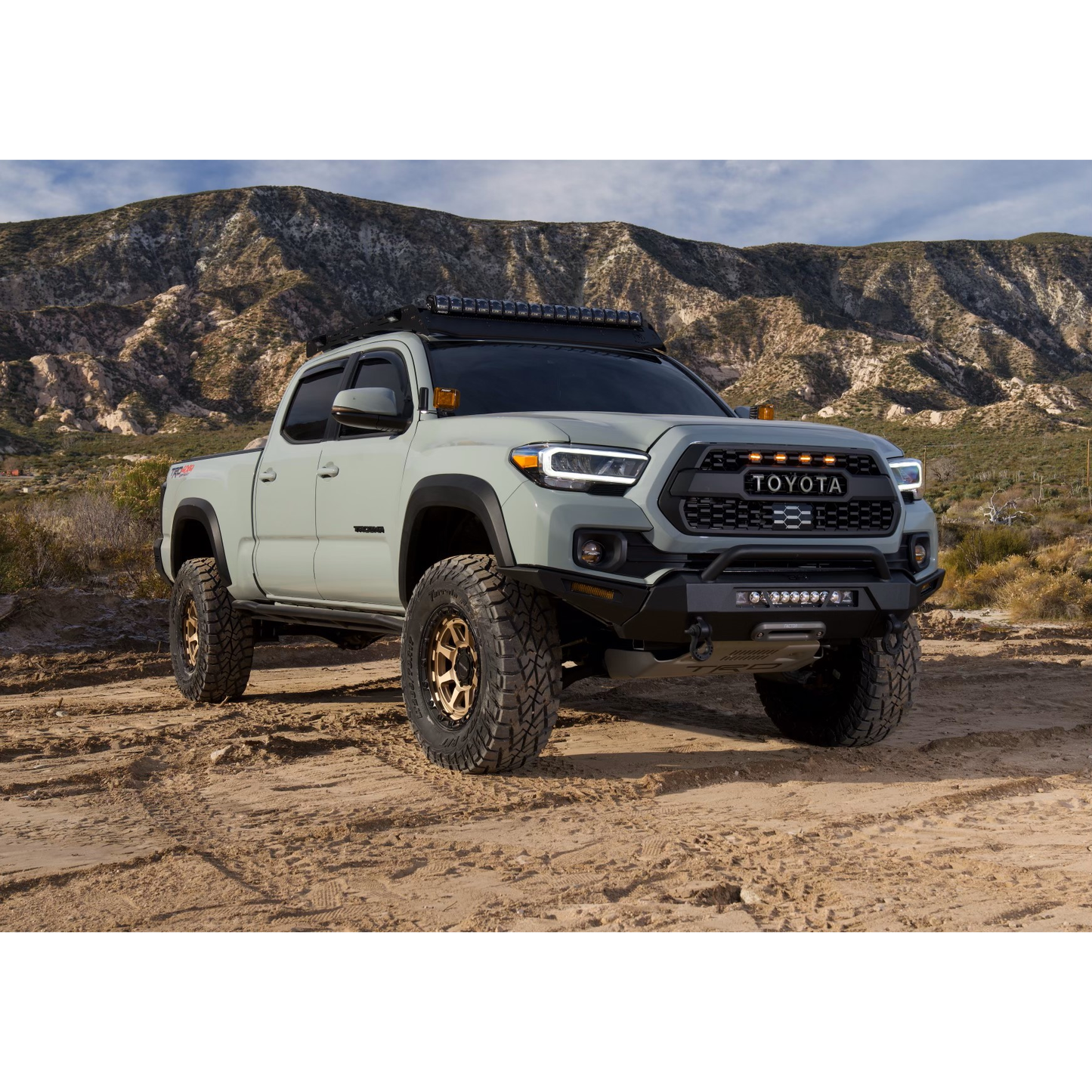 Body Armor 4x4 2016-2023 TOYOTA TACOMA HILINE BUMPER HIGH CLEARANCE SIDE WINGS TC-19339W