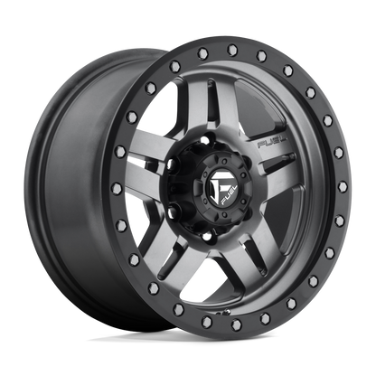 Fuel 1PC D558 ANZA MATTE GUN METAL BLACK BEAD RING