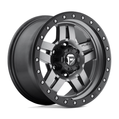 Fuel 1PC D558 ANZA MATTE GUN METAL BLACK BEAD RING