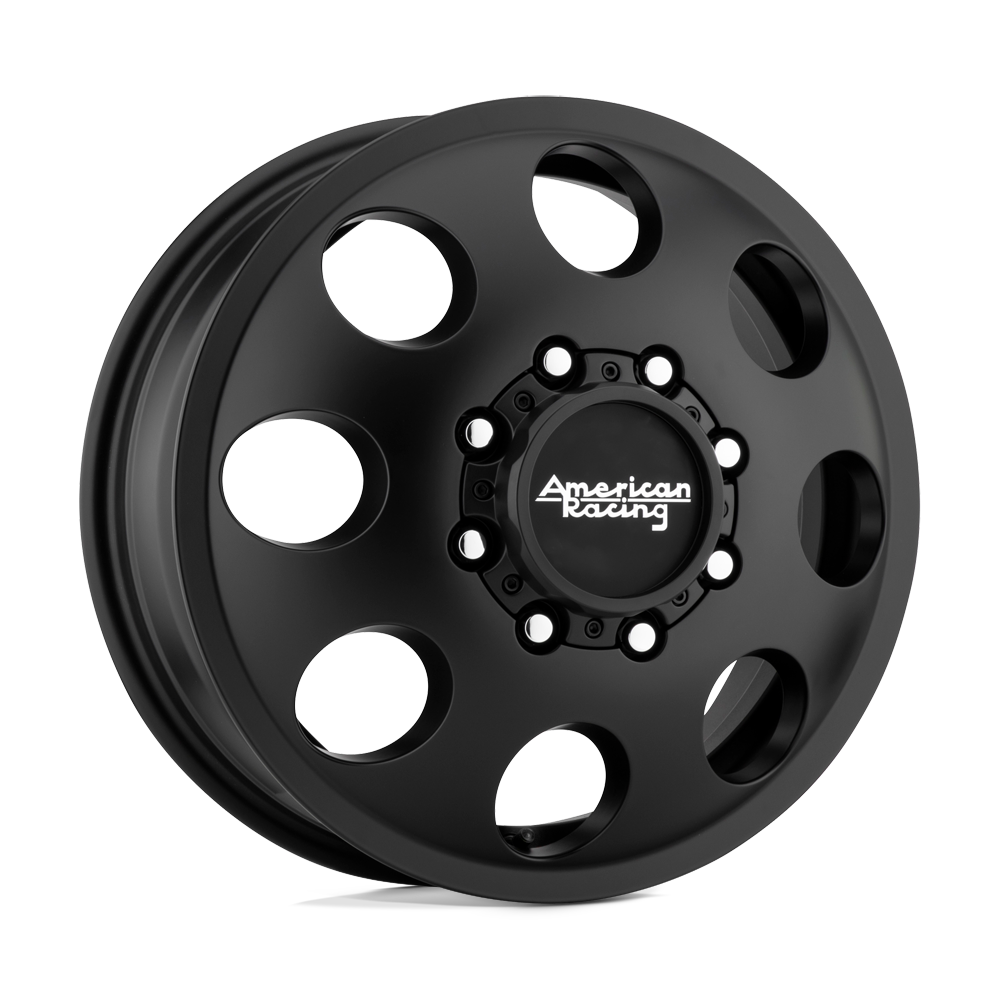 American Racing AR204 BAJA DUALLY SATIN BLACK - FRONT