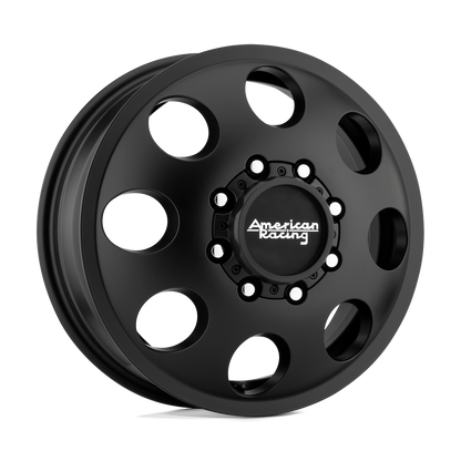 American Racing AR204 BAJA DUALLY SATIN BLACK - FRONT