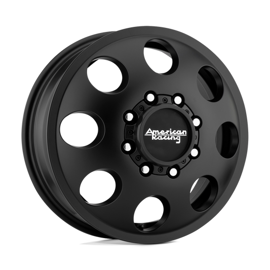 American Racing AR204 BAJA DUALLY SATIN BLACK - FRONT