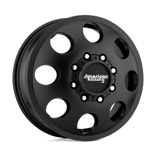 American Racing AR204 BAJA DUALLY SATIN BLACK - FRONT