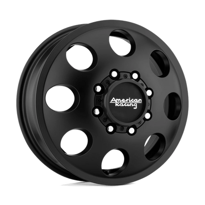 American Racing AR204 BAJA DUALLY SATIN BLACK - FRONT