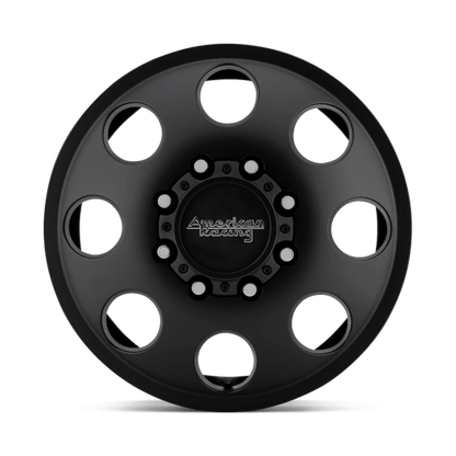 American Racing AR204 BAJA DUALLY SATIN BLACK - FRONT