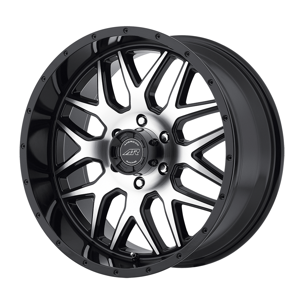 American Racing AR910 GLOSS BLACK MACHINED