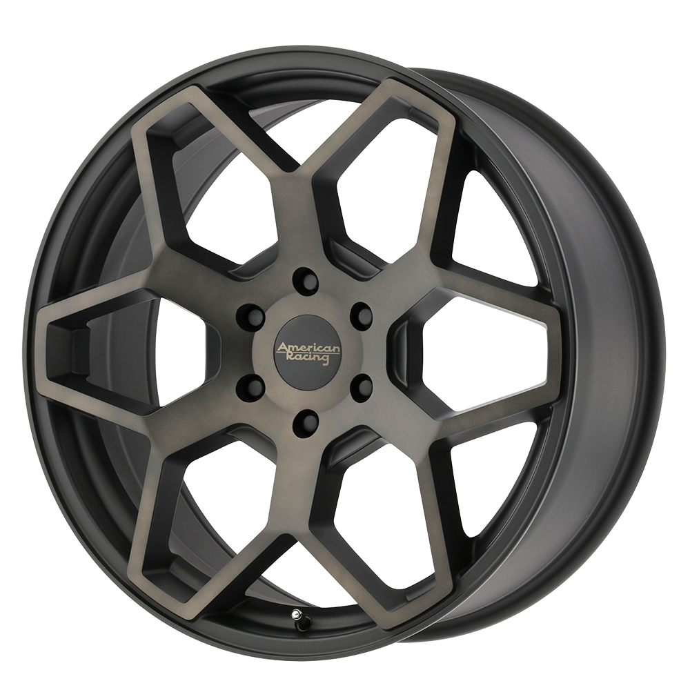 American Racing AR916 SATIN BLACK WITH DARK TINT CLEAR COAT