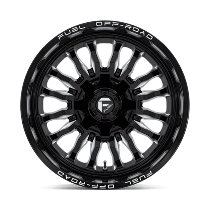 Fuel 1PC D795 ARC GLOSS BLACK MILLED