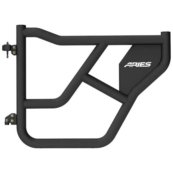 Aries Rear Door Tubular Lower Half - Powder Coat - Black (Set of 2) for 2021-2024 Ford Bronco 2500250