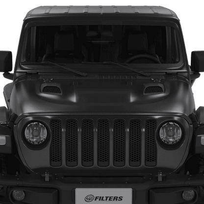 S&B Filters | Air Hood Scoops For Jeep Wrangler Rubicon / Gladiator (Scoops ONLY) | AS-1015