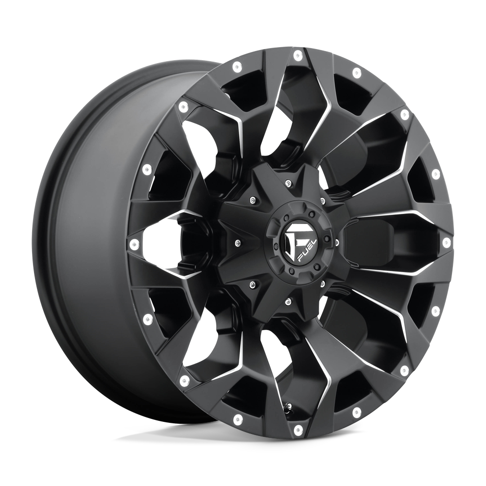 Fuel 1PC D546 ASSAULT MATTE BLACK MILLED