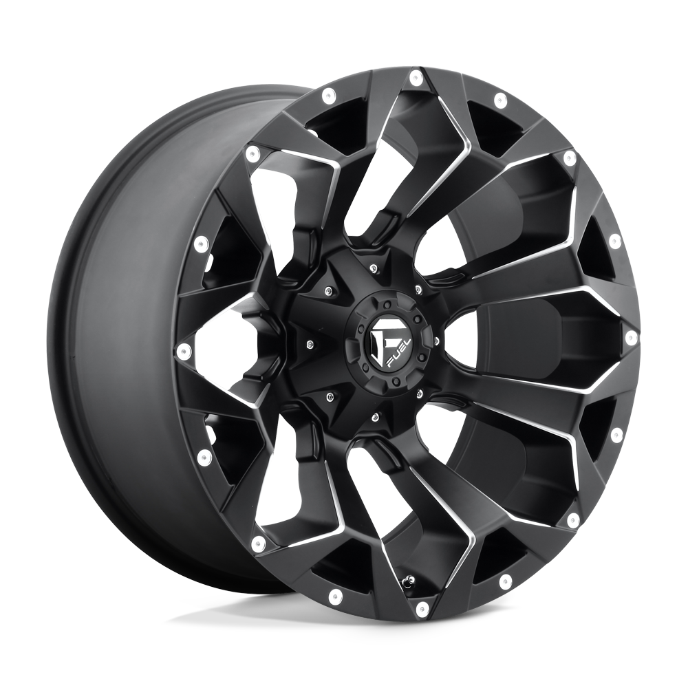 Fuel 1PC D546 ASSAULT MATTE BLACK MILLED