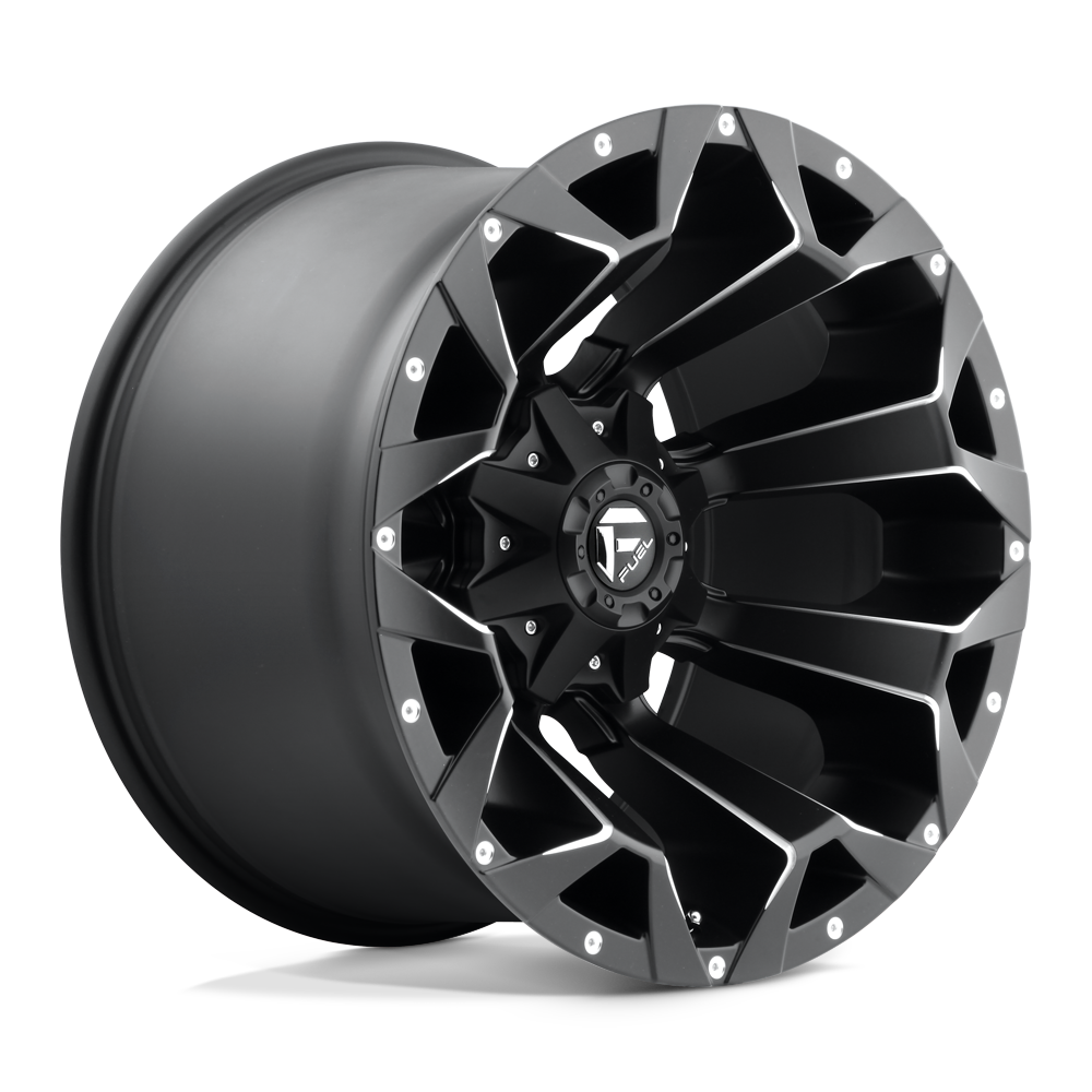 Fuel 1PC D546 ASSAULT MATTE BLACK MILLED