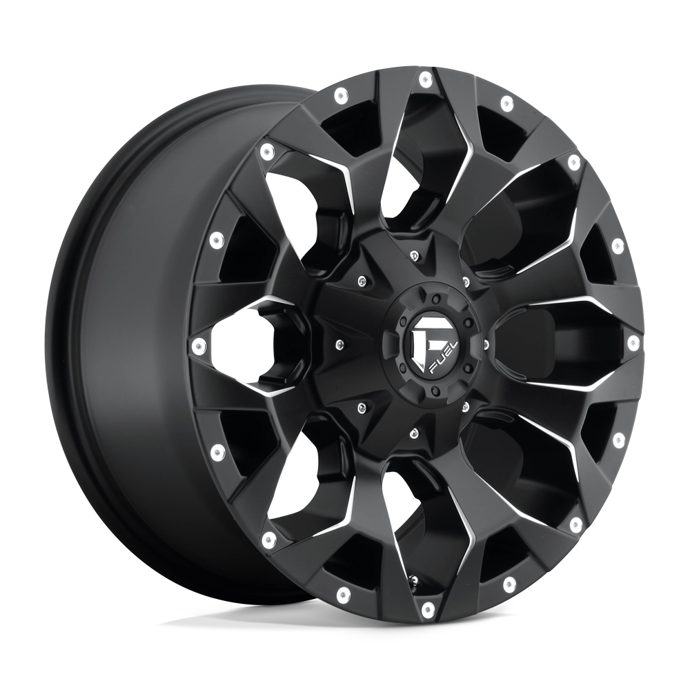 Fuel 1PC D546 ASSAULT MATTE BLACK MILLED