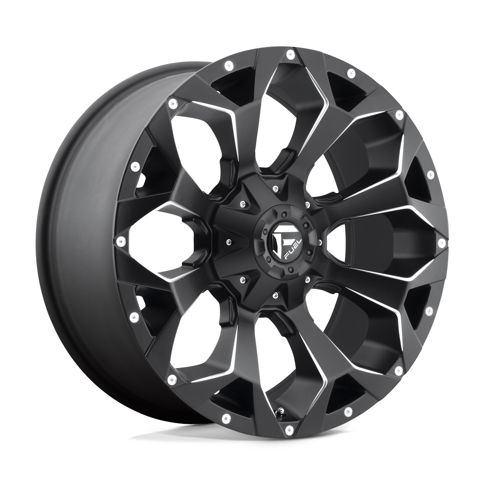 Fuel 1PC D546 ASSAULT MATTE BLACK MILLED