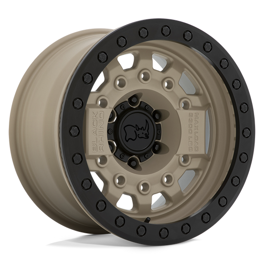 Black Rhino Hard Alloys AVENGER BEADLOCK DESERT SAND W/ BLACK HARDWARE