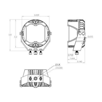 Baja Design LP4 Pro LED Auxiliary Light Pod Pair - Universal