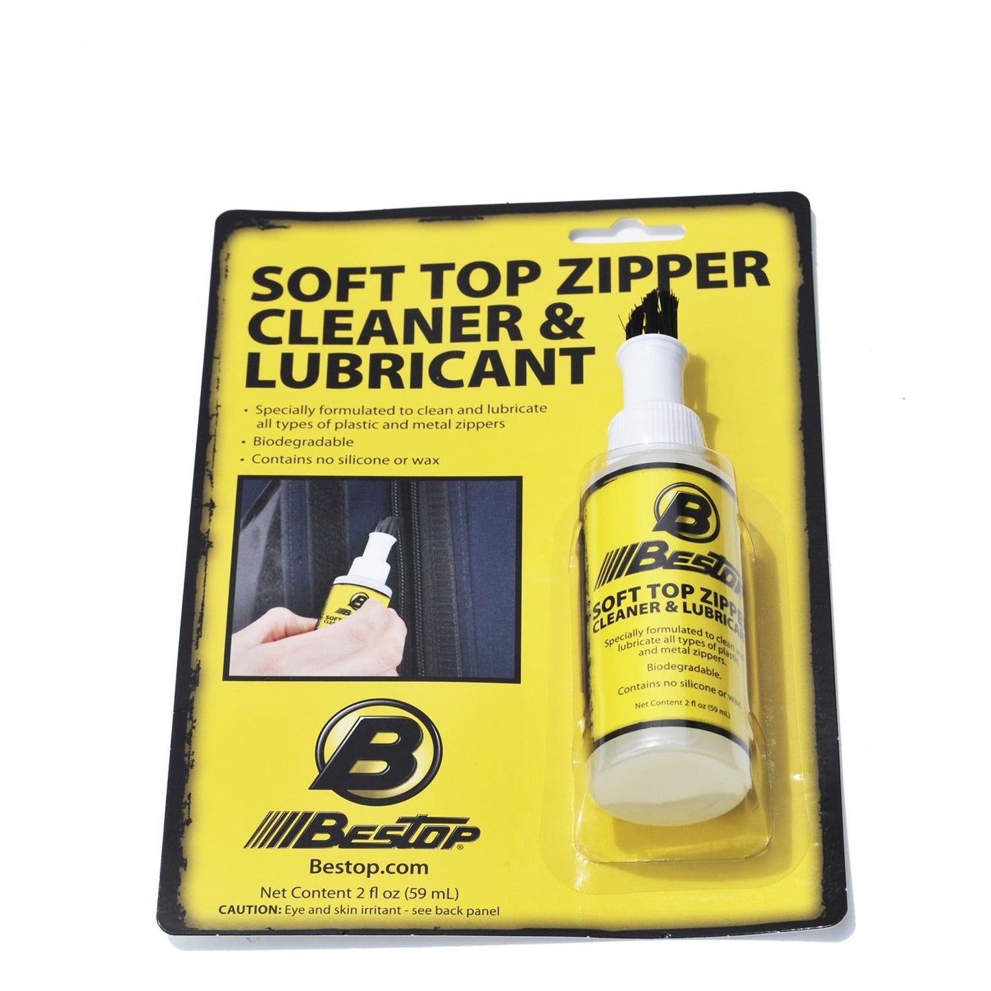 Bestop Bestop Soft Top Zipper Cleaner/Lubricant 2 oz. Bottle Boxed I 11216-00