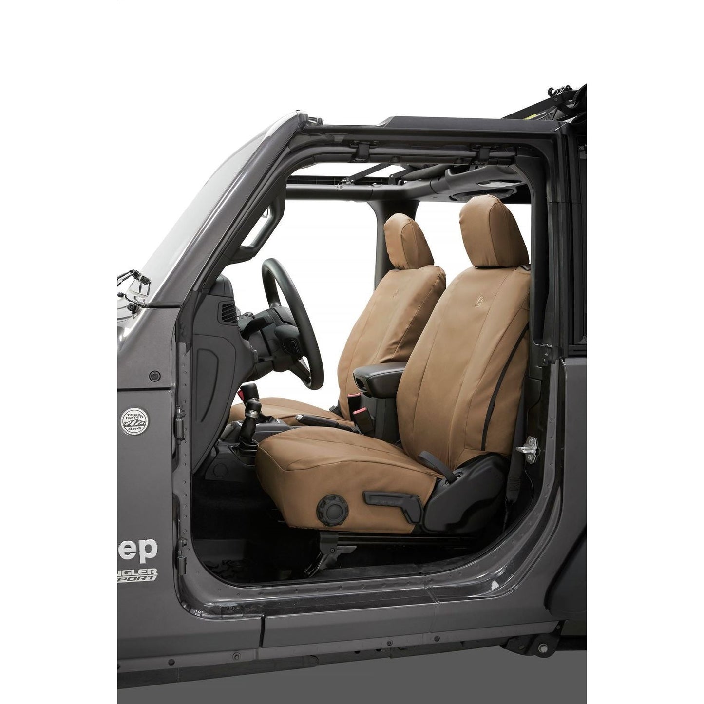 Bestop Seat Covers Tan Fits Factory Seats Pair I 29293-04
