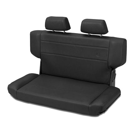 Bestop Trailmax II Fold-N-Tumble Seat Black Denim Rear/Second Seat Vinyl I 39435-15