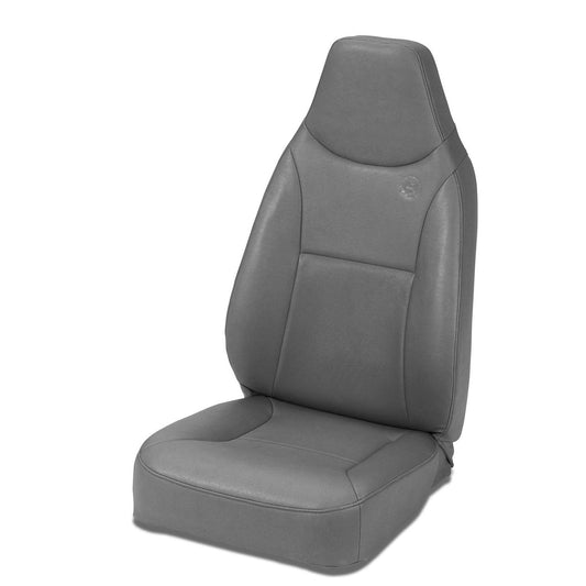 Bestop Trailmax II Standard Seat Charcoal Front High-Back Vinyl Bucket Requires Seat Adapter PN[51256-01] Per Seat I 39436-09