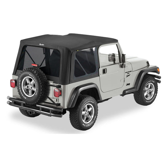Bestop Replace-A-Top Black Denim Tinted Windows No Door Skins Included I 51180-15