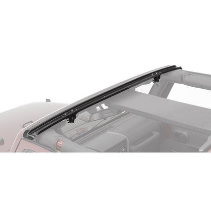 Windshield Channel Black 1 pc. No Drill Header Style Design I 51243-01