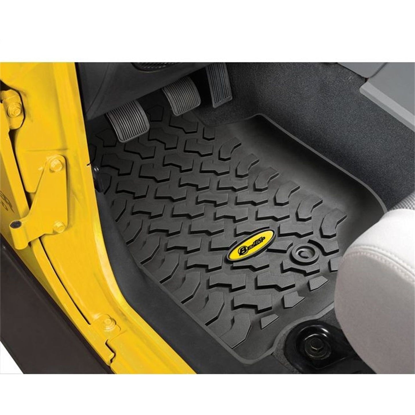Bestop Floor Mats Black 2 pc. Front Sold As Pair I 51500-01