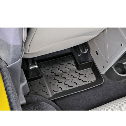Bestop Floor Mats Black 2 pc. Rear Sold As Pair I 51502-01