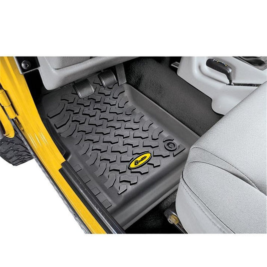 Bestop Floor Mats Black 2 pc. Front Sold As Pair I 51509-01