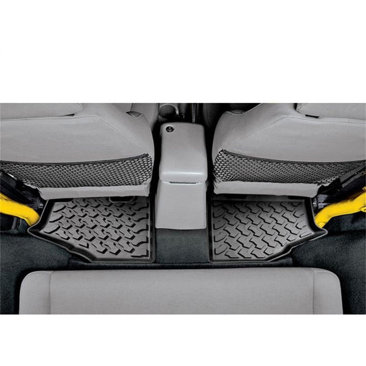 Bestop Floor Mats Black 2 pc. Rear Sold As Pair I 51510-01