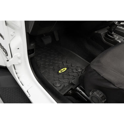 Bestop Floor Mats Black 2 pc. Front Sold As Pair I 51514-01