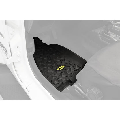 Bestop Floor Mats Black 2 pc. Front Sold As Pair I 51514-01