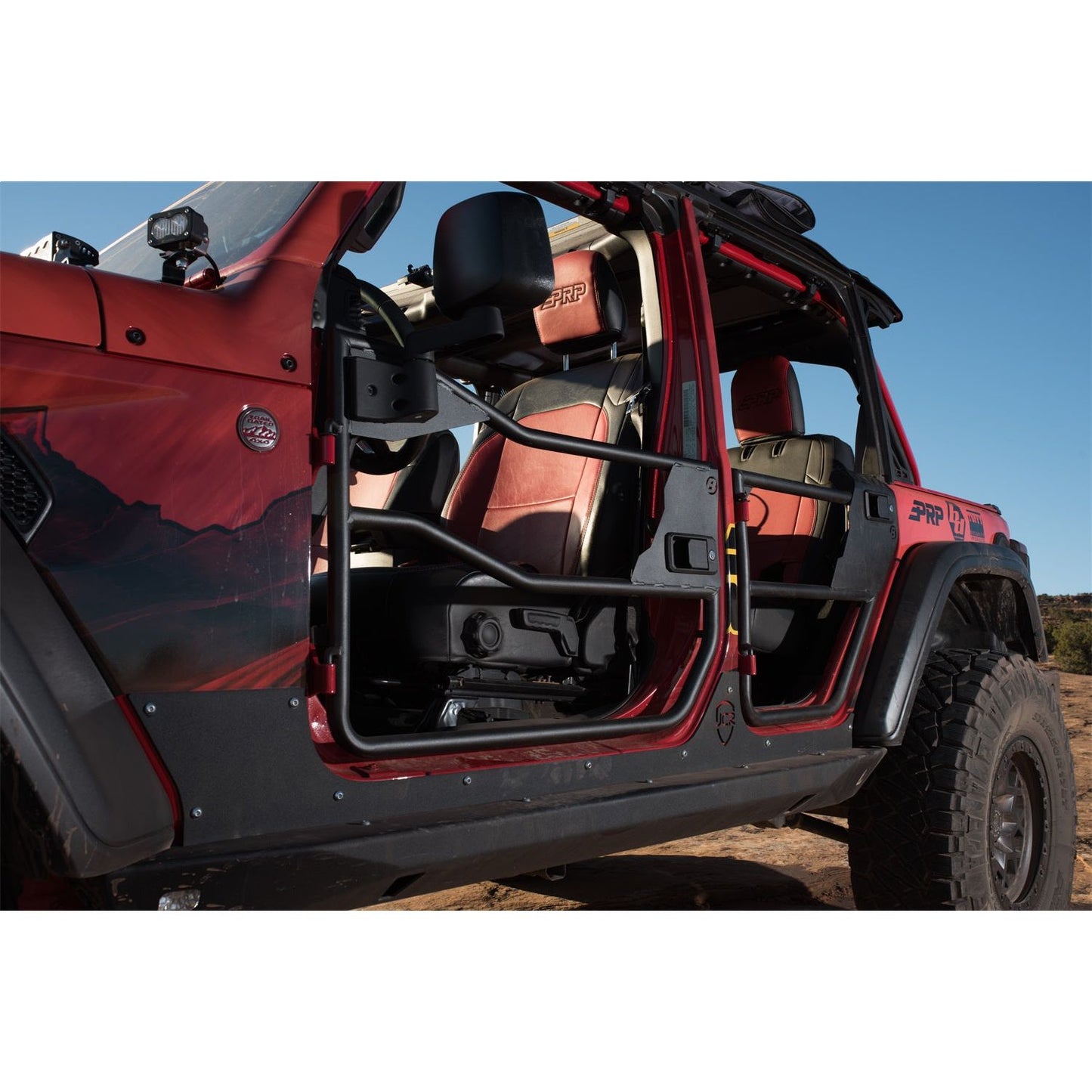 Bestop HighRock 4x4 Element Doors Matte Black Front I 51740-01