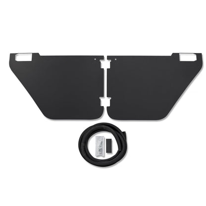 Bestop HighRock 4x4 Element Door Enclosure Panels Rear Incl. Two Steel Black Powdercoated/Paintable Door Covers I 51745-01