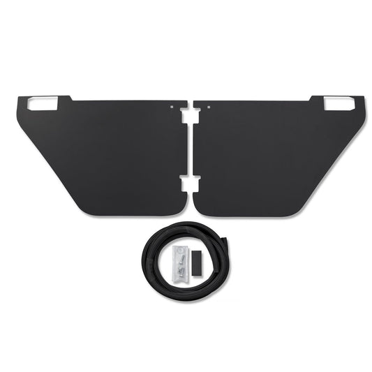 Bestop HighRock 4x4 Element Door Enclosure Panels Rear Incl. Two Steel Black Powdercoated/Paintable Door Covers I 51745-01
