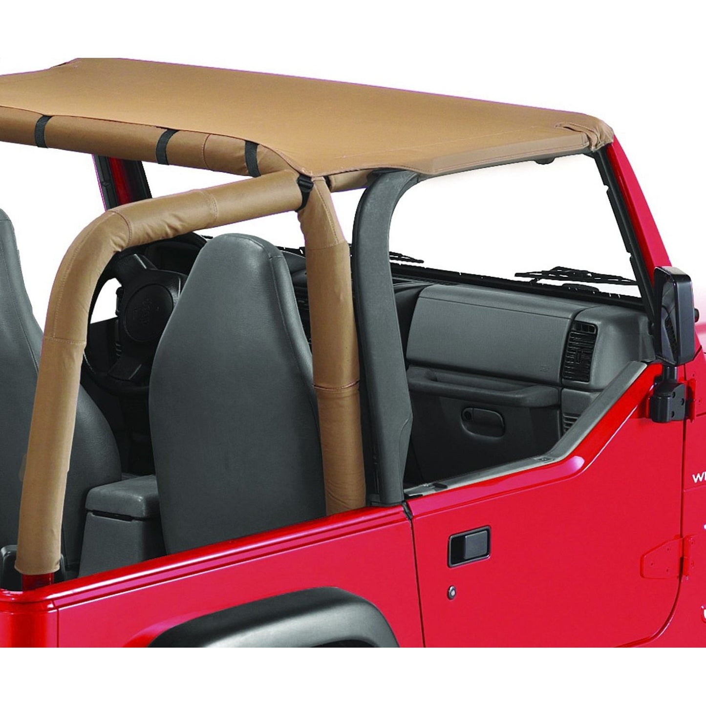 Bestop Header Standard Targa Style BikiniTop Spice Color-Matched No Drill Header Requires Installation Of PN[51238] I 52525-37