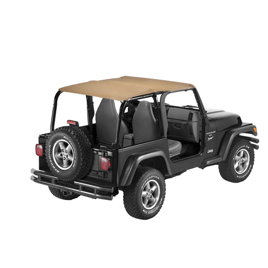 Bestop Header Extended Safari Style Bikiniâ„¢ Top Spice Color-Matched No Drill Header Requires Installation Of PN[51238] I 52531-37
