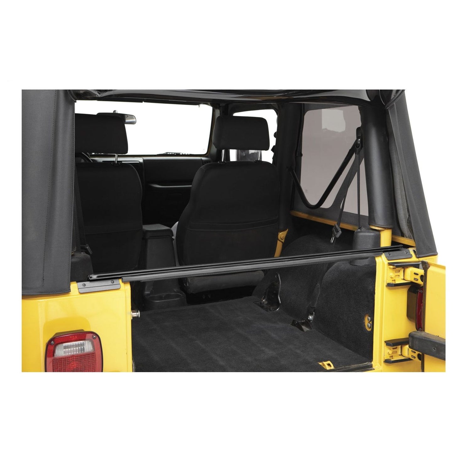 Bestop Tailgate Bar Black Incl. Two Retainer Mounts I 52600-01