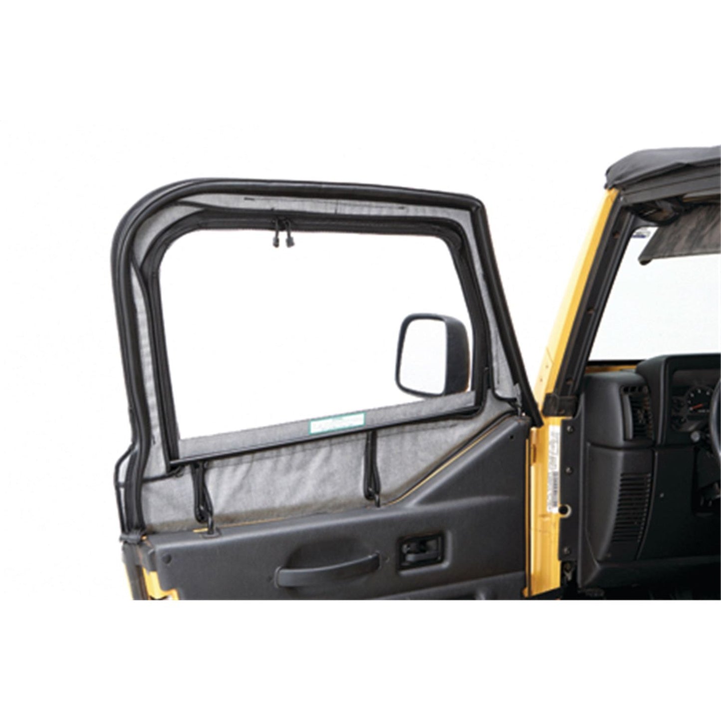 Bestop Fabric Door Skins Spice Incl. 2 Side Windows Fabric Replacement Fits Original Factory Upper Door Frames I 53121-37