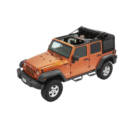 Bestop Supertop Ultraâ„¢ Squareback Soft Top Matte Black I 54724-17