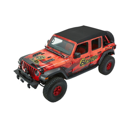 Bestop Trektop Ultraâ„¢ Slantback Soft Top Black Twill I 54925-17