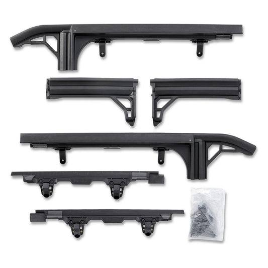 Bestop Door Surrounds Black Cable Top Design Set Of 4 I 55024-01