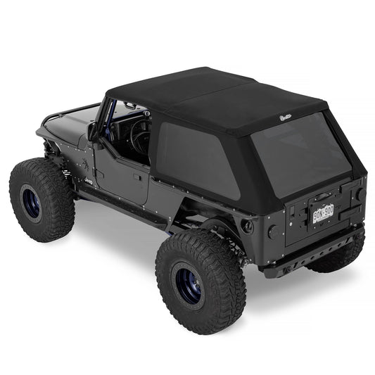 Bestop Trektop Slantback Soft Top Black Twill I 56821-17