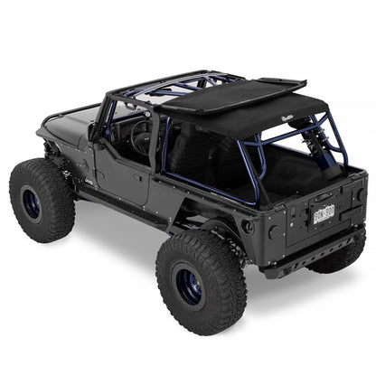Bestop Trektop Slantback Soft Top Black Twill I 56821-17