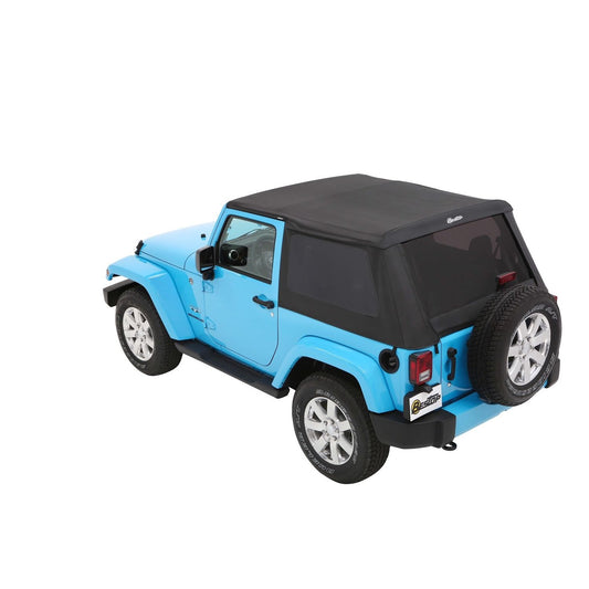 Bestop Trektop Slantback Soft Top Black Twill I 56852-17