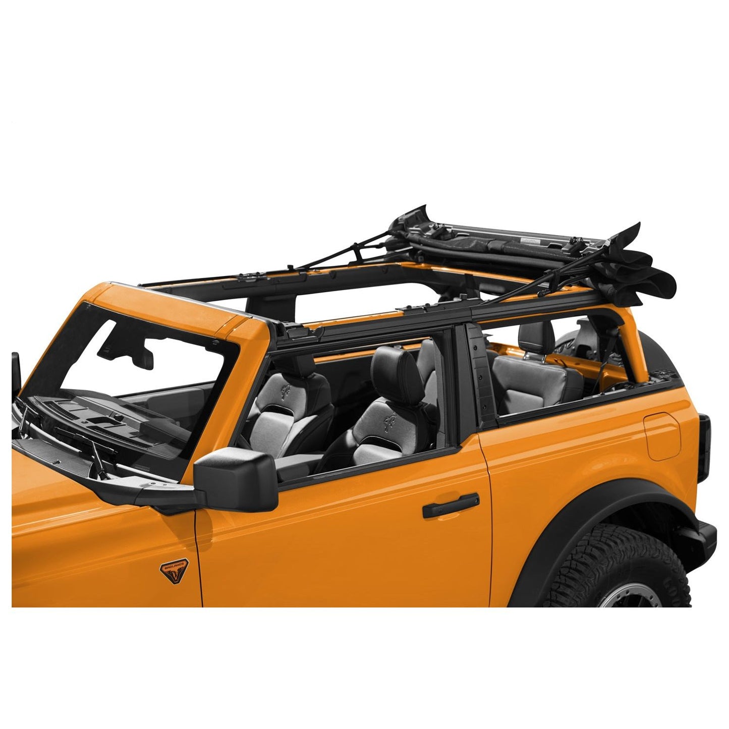 Bestop Trektop Slantback Soft Top Black Twill I 56872-17
